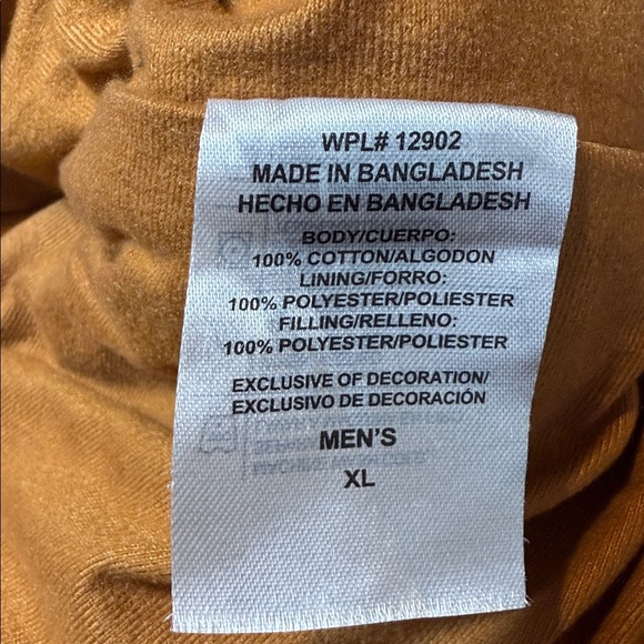 The American Outdoorsman Quilted Field Jacket Men’s XL Gray Brown Fall Layering - Picture 12 of 12